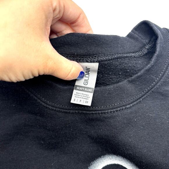 Stages of Decomposition Graphic Print on Black Heavy Blend Gildan Pullover Small - Picture 2 of 11